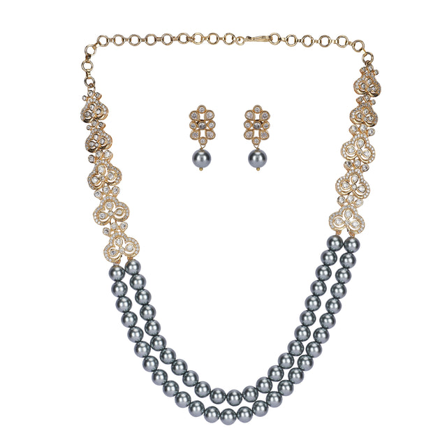 22k Gold Plated Teej Vedra Necklace Set