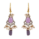22k Gold Plated Teej Tvarika Pendant Set