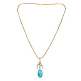 22k Gold Plated Teej Meheriya Pendant Set