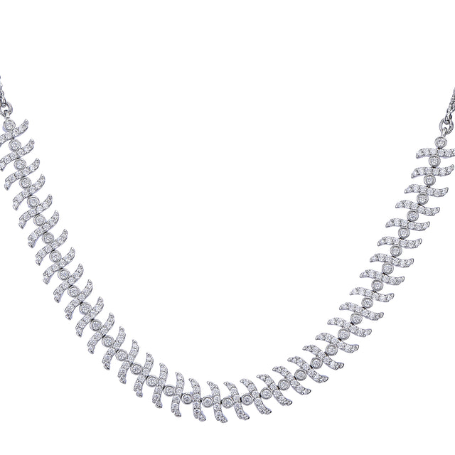 Anni Zircon Necklace Set