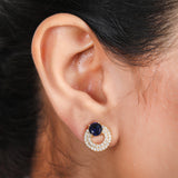 Ujjwal Monisha Zircon Pendant Set