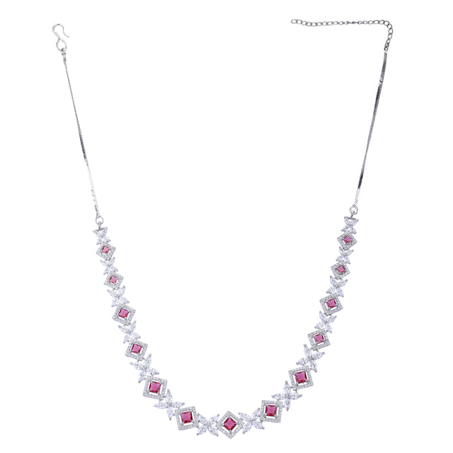 Aadhya Zircon Necklace Set