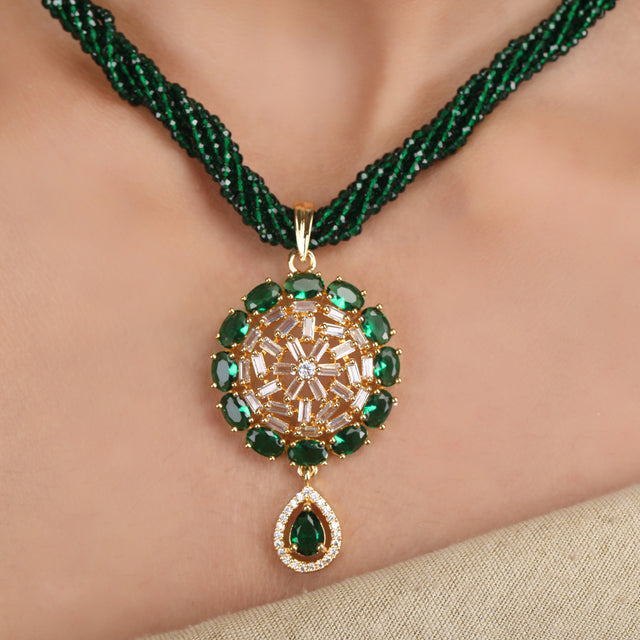Ujjwal Dikshita Pendant Set