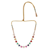 22k Gold Plated Teej Rangmala Choker Set