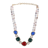 22k Gold Plated Teej Samriddhi Pendant Set