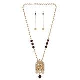22k Gold Plated Teej Devalya Pendant Set