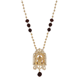 22k Gold Plated Teej Devalya Pendant Set