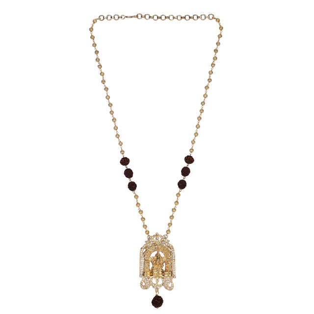 22k Gold Plated Teej Devalya Pendant Set