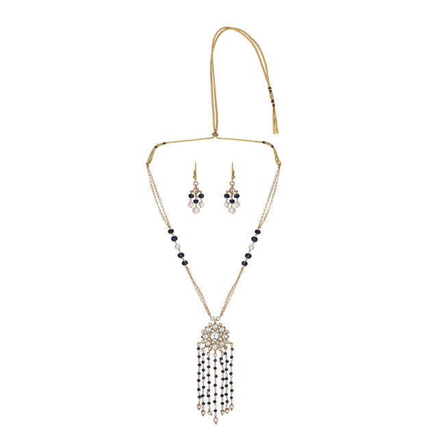 22k Gold Plated Teej Zarika Pendant Set