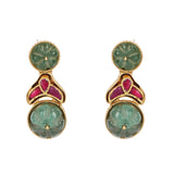 22k Gold Plated Teej Trivarti Choker Set