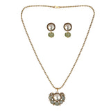 22k Gold Plated Teej Arunya Pendant Set