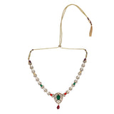 22k Gold Plated Teej Kokila Pendant Set