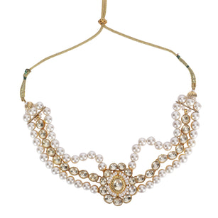 22k Gold Plated Teej Rundika Choker Set