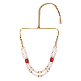 22k Gold Plated Teej Pearlette Necklace Set