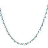 Palak Zircon Necklace Set