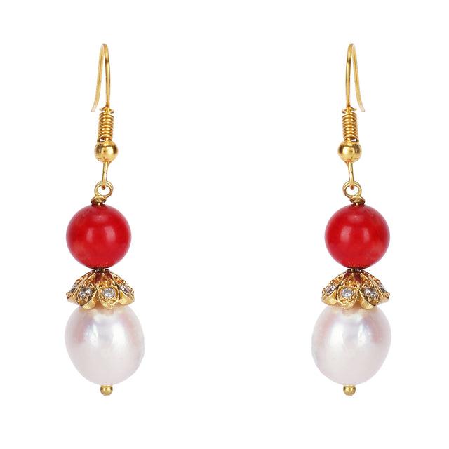 22k Gold Plated Teej Pearlette Necklace Set