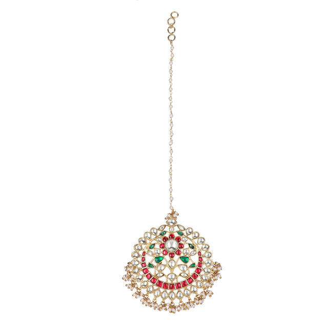 22k Gold Plated Teej Vrajita Tikka