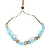 22k Gold Plated Teej Vimani Choker Set