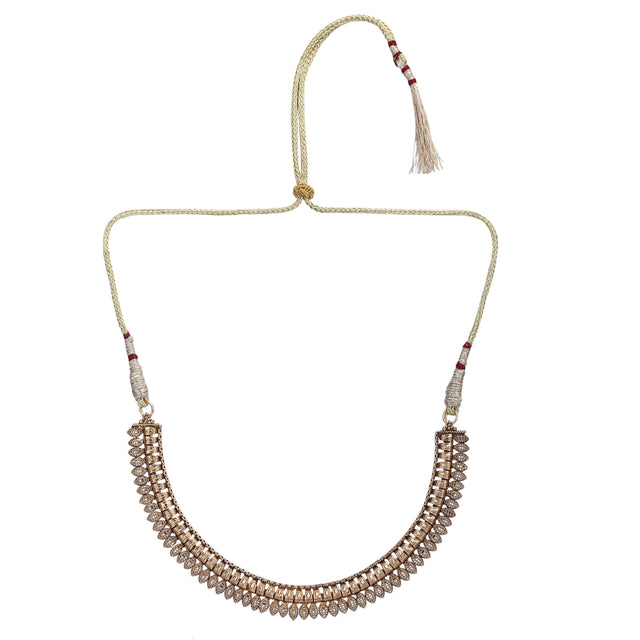 Megha Collection Advika Zircon Necklace Set