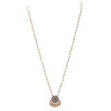 Megha Collection Meenakshi Zircon Necklace Set