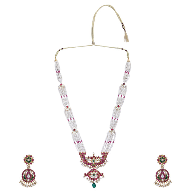 Megha Collection Niharika Kundan Necklace Set