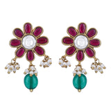 Megha Collection Naval Kundan Necklace Set