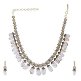 Megha Collection Shivi Zircon Necklace Set