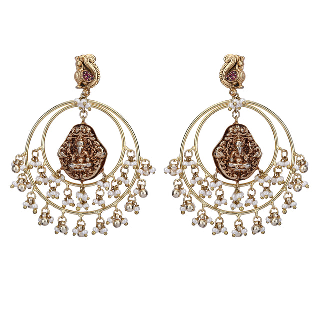 Megha Collection Chand Zircon Earring