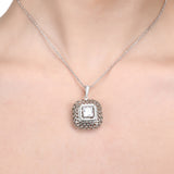 Bulbul Zircon Pendant Set