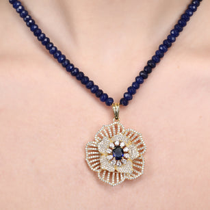 Chaitra Zircon Pendant Set