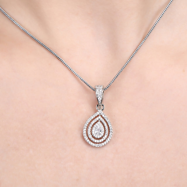 Binu Zircon Pendant Set