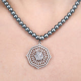 Anubhavi Zircon Pendant Set