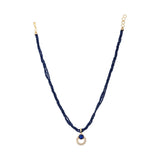 Ujjwal Monisha Zircon Pendant Set