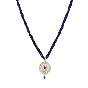 Ujjwal Tresa Zircon Pendant Set