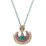 22k Gold Plated Amolya Chandrika Pendant Set