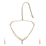 22k Gold Plated Amolya Aneesha Necklace Set