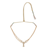 22k Gold Plated Amolya Aneesha Necklace Set