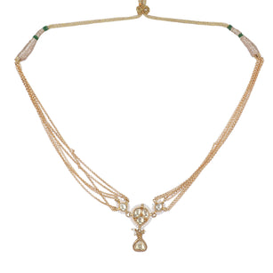 22k Gold Plated Amolya Aneesha Necklace Set