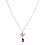 22k Gold Plated Amolya Kanira Pendant Set