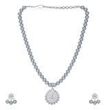 22k Gold Plated Amolya Dyumati Pendant Set