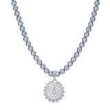 22k Gold Plated Amolya Dyumati Pendant Set