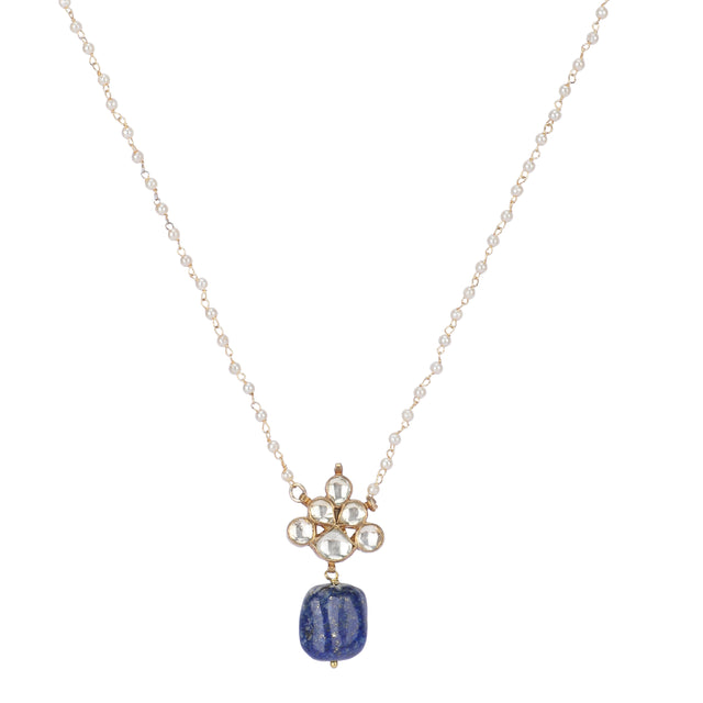 22k Gold Plated Amolya Neelira Pendant Set