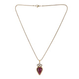 22k Gold Plated Amolya Ishira Pendant Set