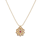 22k Gold Plated Amolya Kusumita Pendant Set