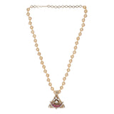 22k Gold Plated Amolya Ratna Pendant Set