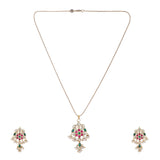 22k Gold Plated Amolya Varnika Pendant Set