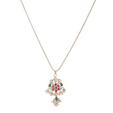 22k Gold Plated Amolya Varnika Pendant Set