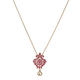 22k Gold Plated Amolya Netra Pendant Set