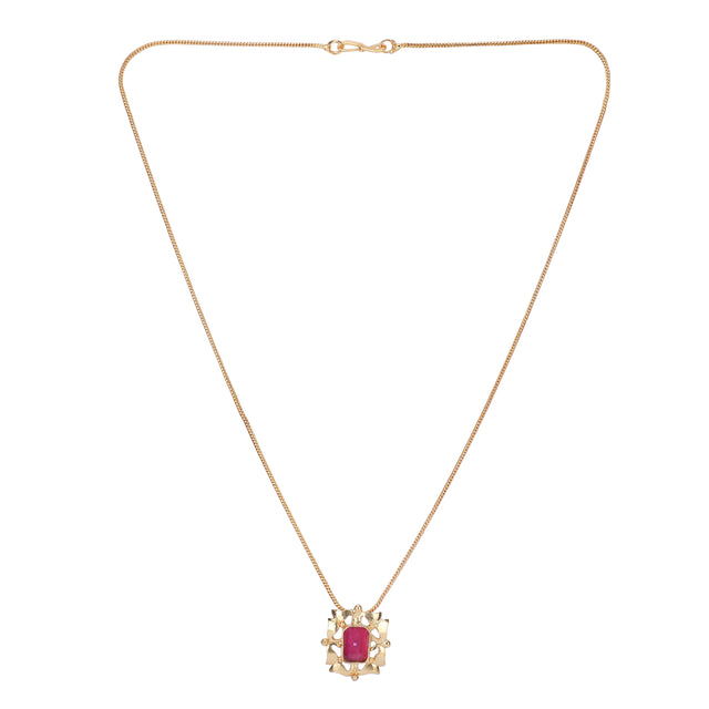 22k Gold Plated Amolya Vedhika Pendant Set