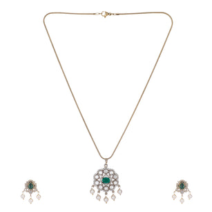 22k Gold Plated Amolya Harini Pendant Set